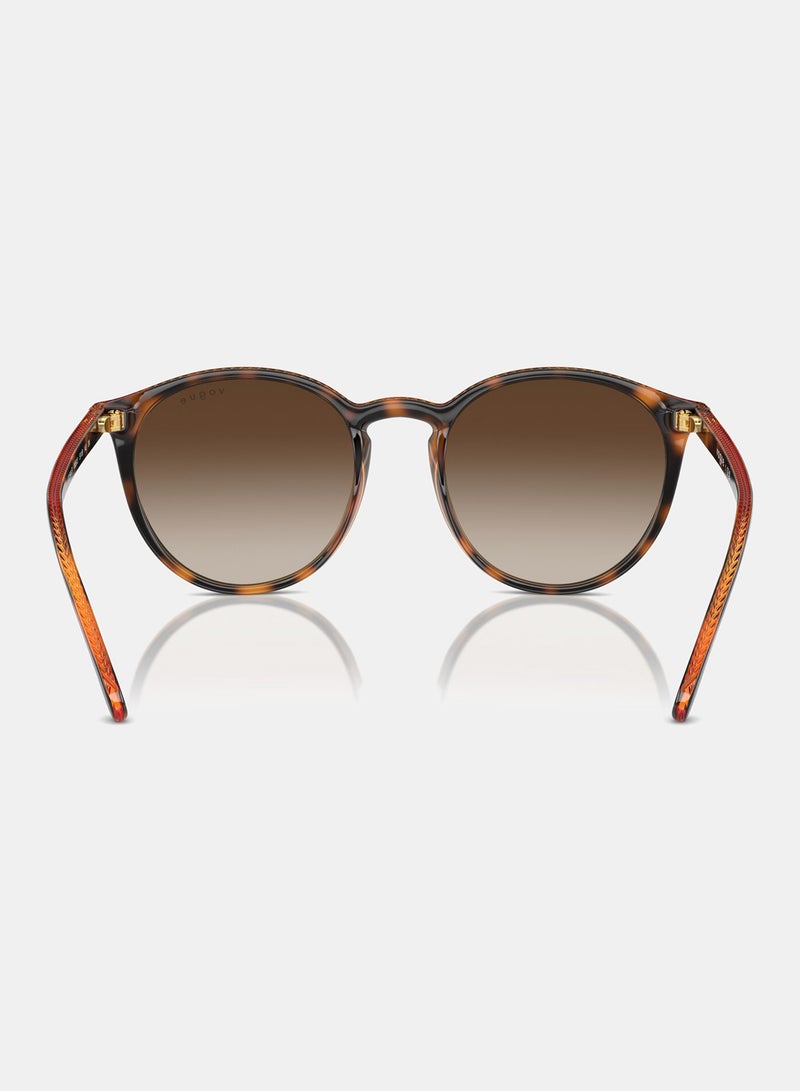 فوغ نظارة شمسية بإطار كامل دائري 0VO5544SI - Image 4